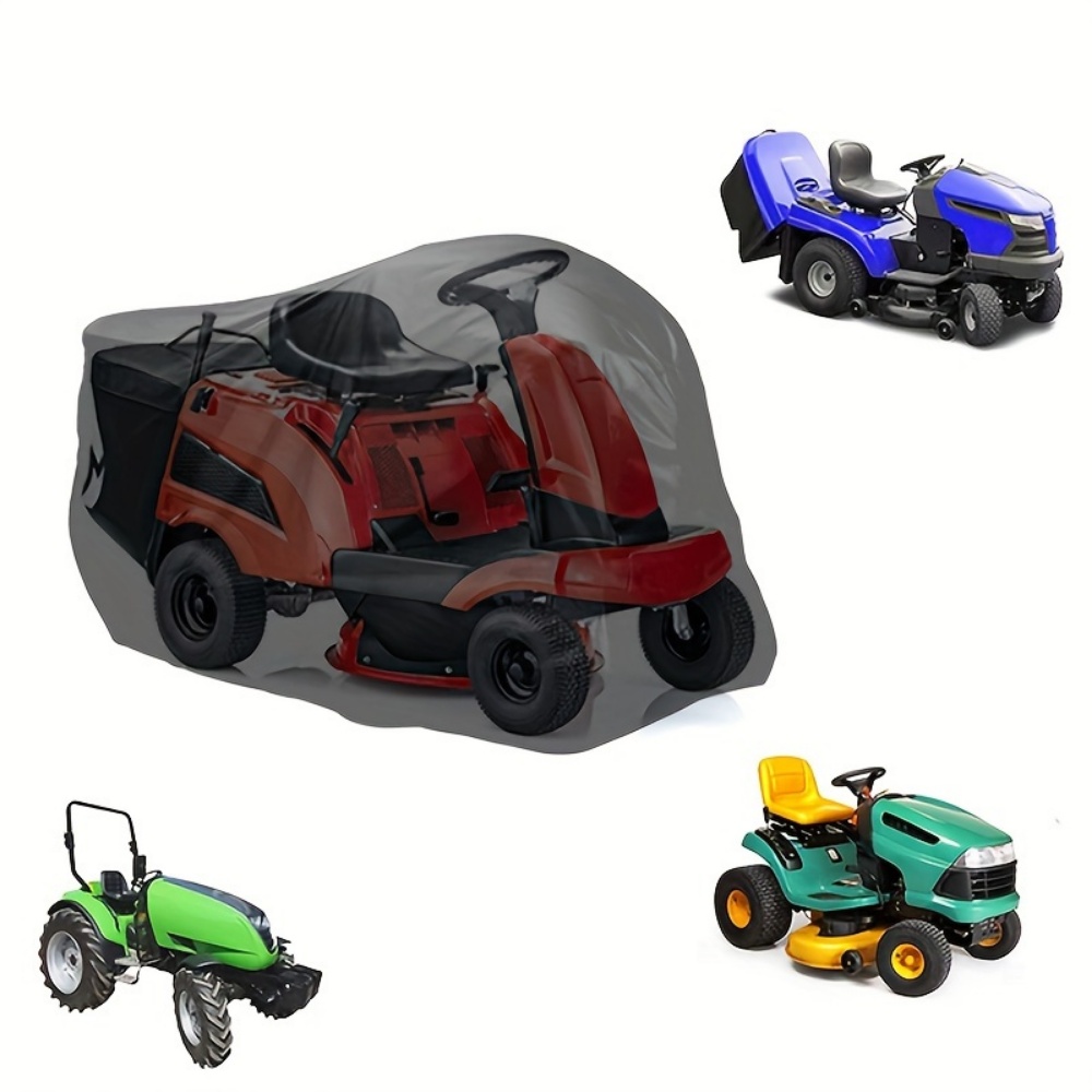 芝刈り機用ヘビーデューティーブラックオックスフォード生地カバ - Heavy Equipment Storage Yard のレビューと価格