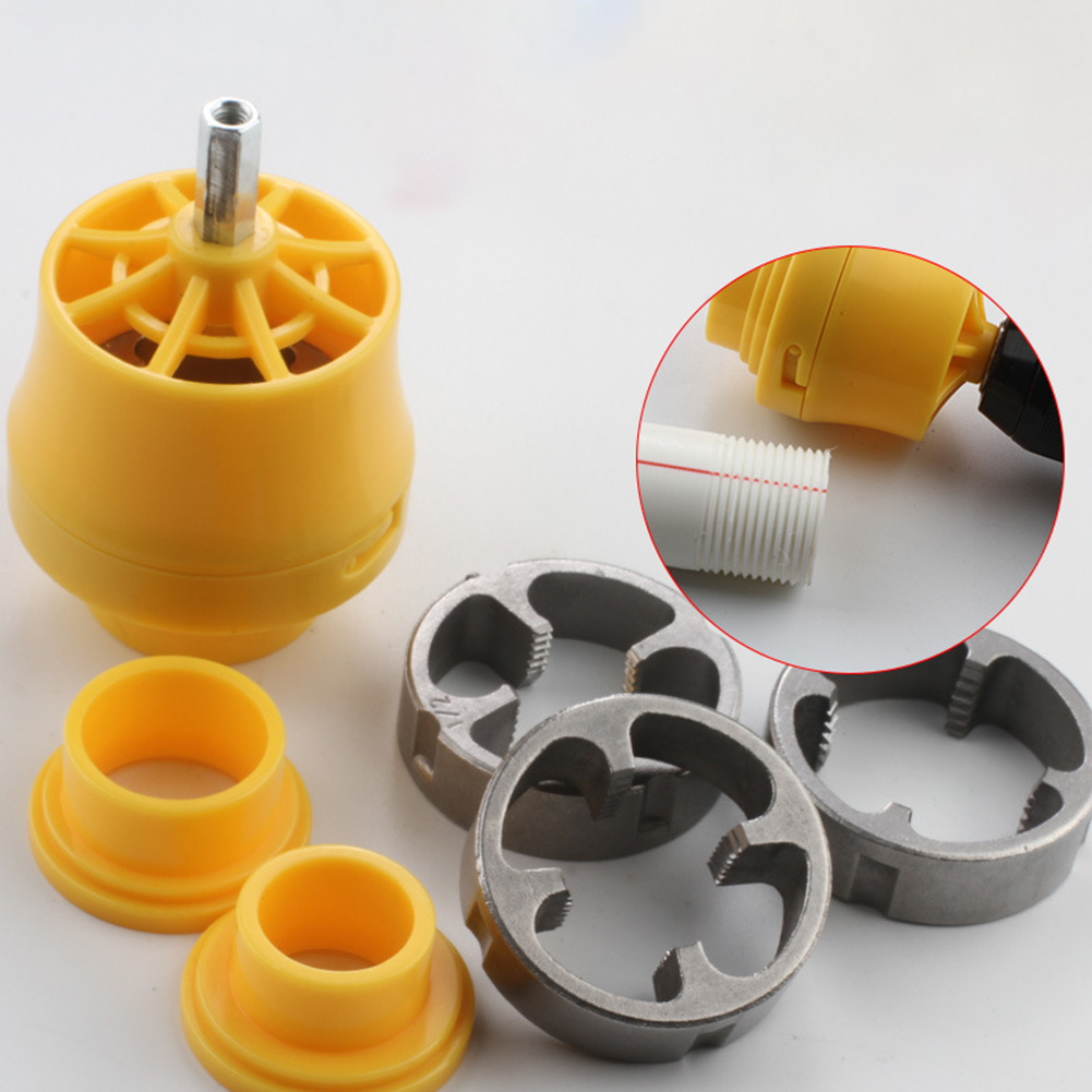 PVC パイプねじ切りキット 1/2 インチ 3/4 インチ - Pipe Threading Machine のレビューと価格